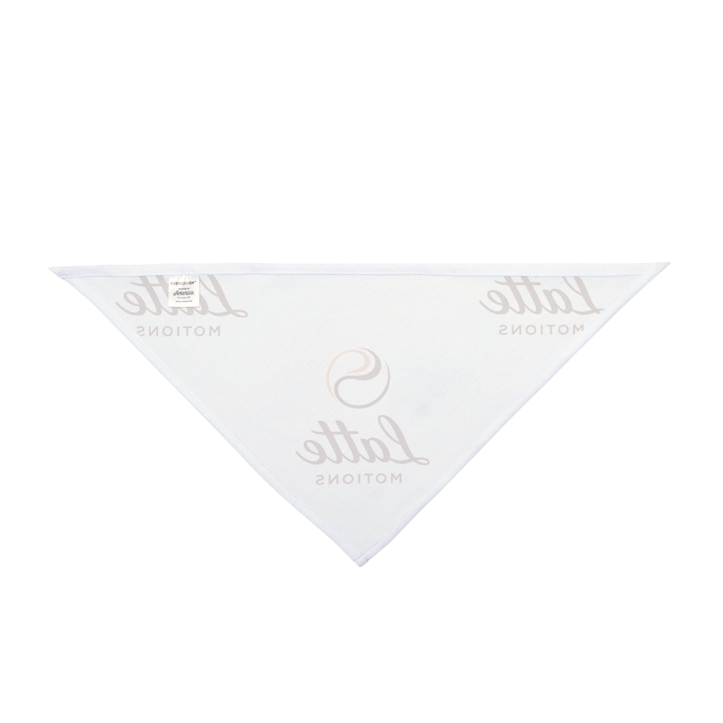 Latte Motions Pet Bandana — Coffee-Themed Dog & Cat Accessory
