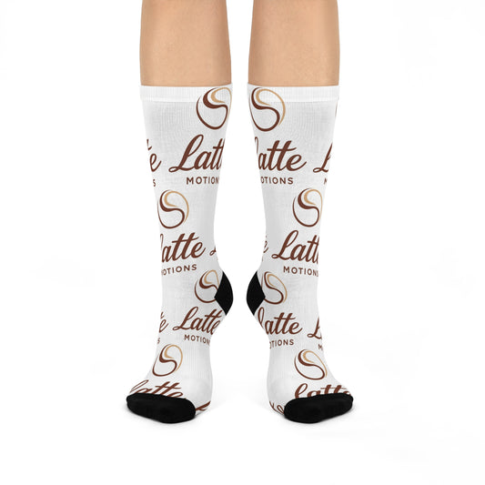 Latte Motions Crew Socks — Cushioned Coffee Brand Socks
