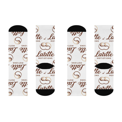 Latte Motions Crew Socks — Cushioned Coffee Brand Socks