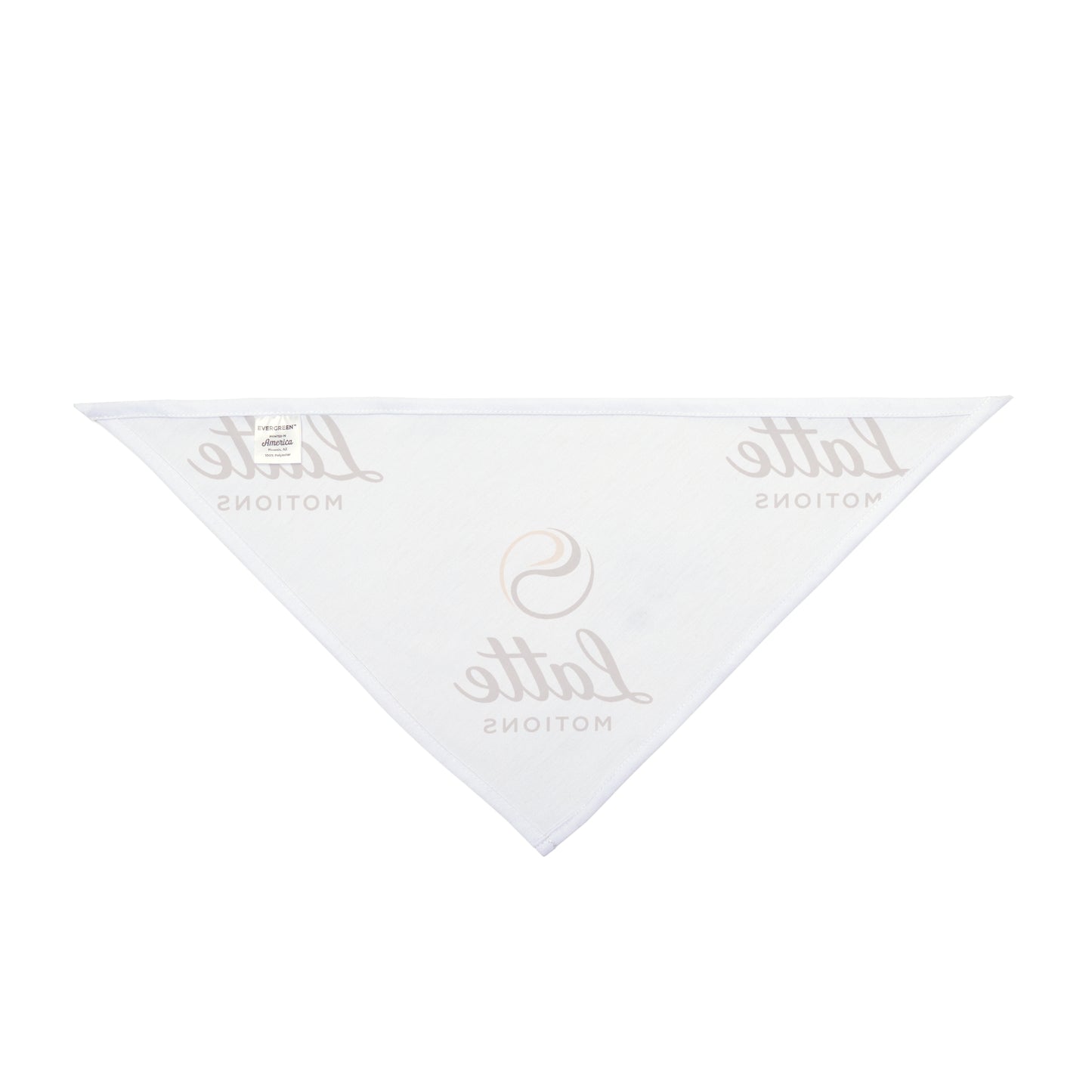 Latte Motions Pet Bandana — Coffee-Themed Dog & Cat Accessory