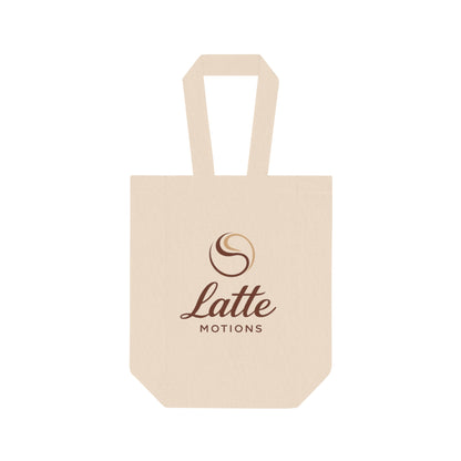 Latte Motions Double Wine Tote — Reusable Canvas Bottle Carrier
